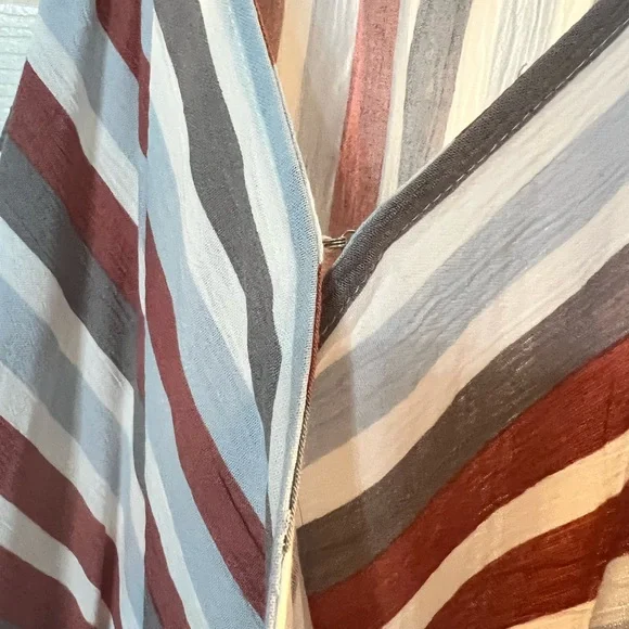 NWOT Market & Spruce Multicolor Striped Dress Size L - Picture 4 of 7